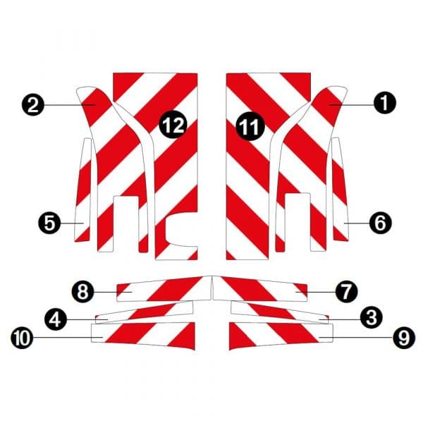Kit Rouge Blanc CL. B Standard - IVECO Daily H2 (2024) – Image 3